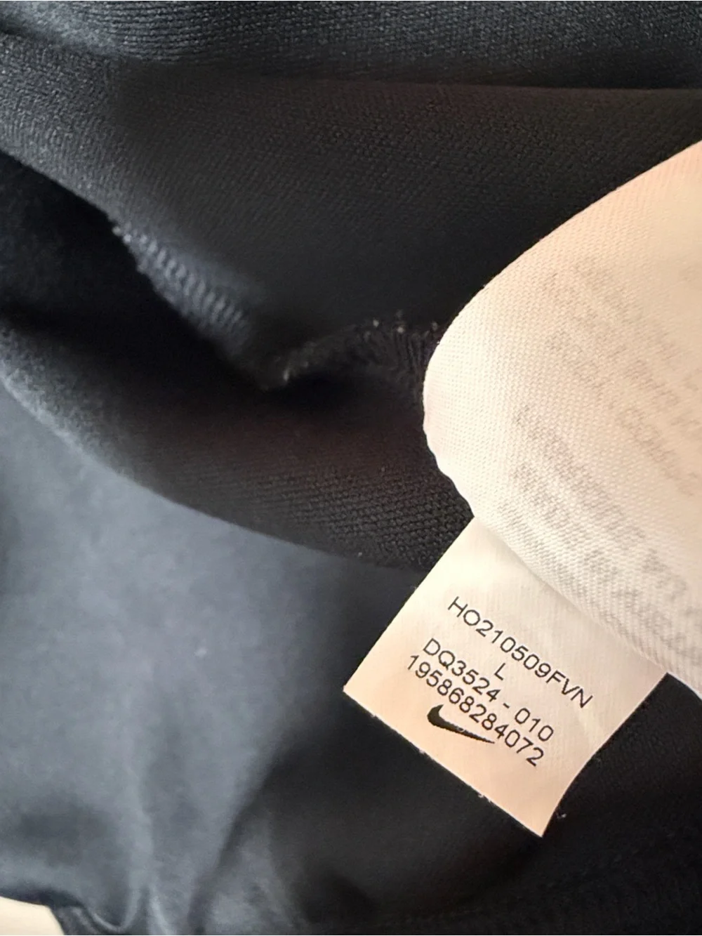 Nike Black Orange & Gray Smiley-Panel Full-Zip Jacket